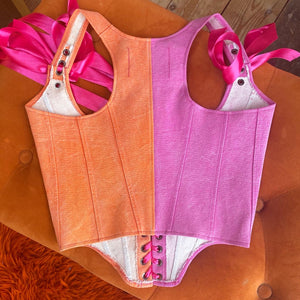 PINKY ORANGE HEART TOP